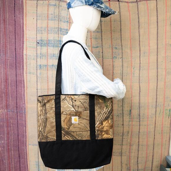 Upcycled handmade carhartt tote bag - Picture 2 of 7